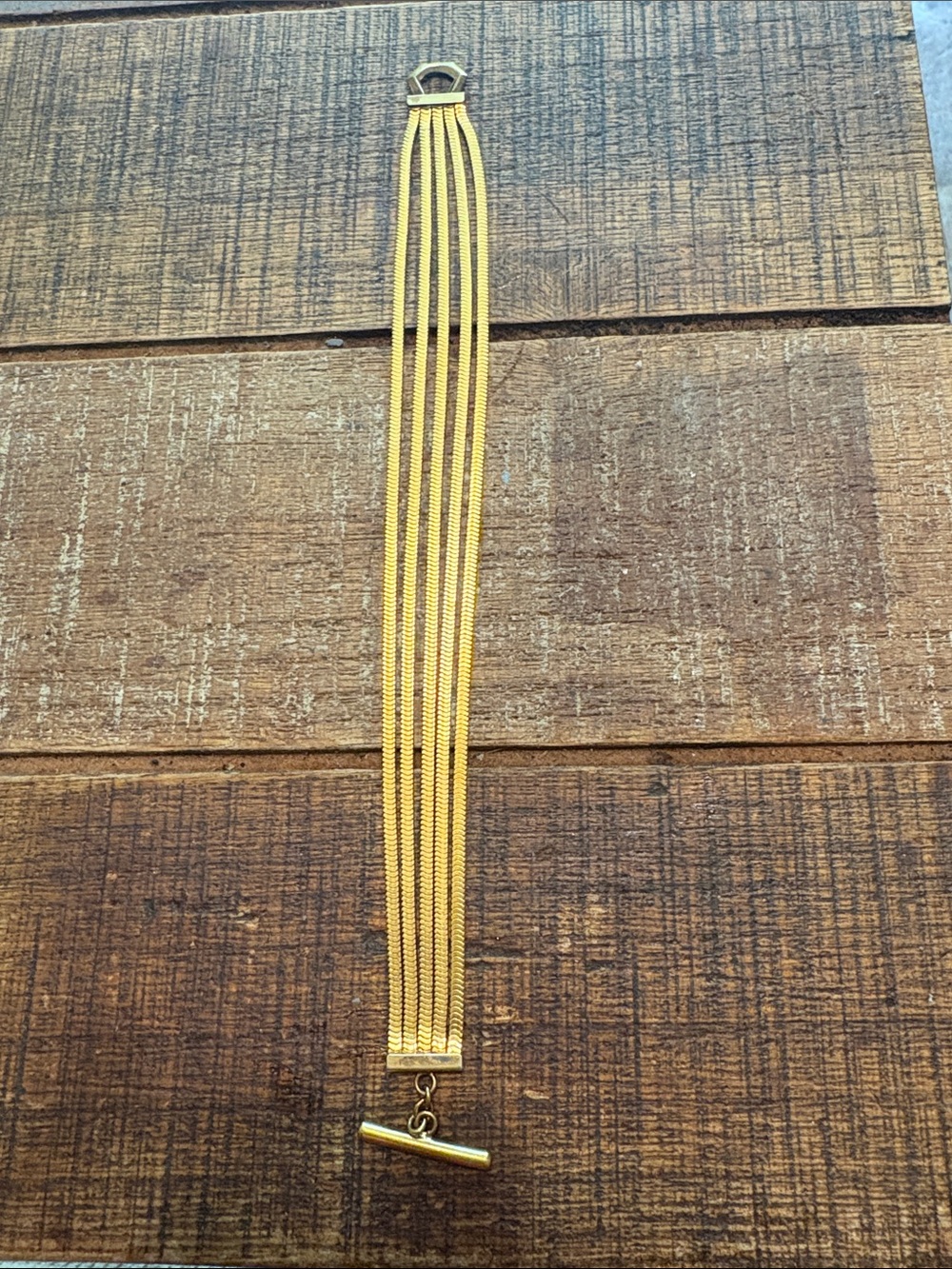 Vintage Gold Multi-Strand Chain Bracelet - Women Accessories